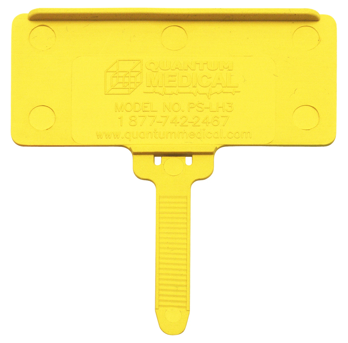 Quantum PS-LH3YL Hanging Label Tag, Yellow, Pack of 25