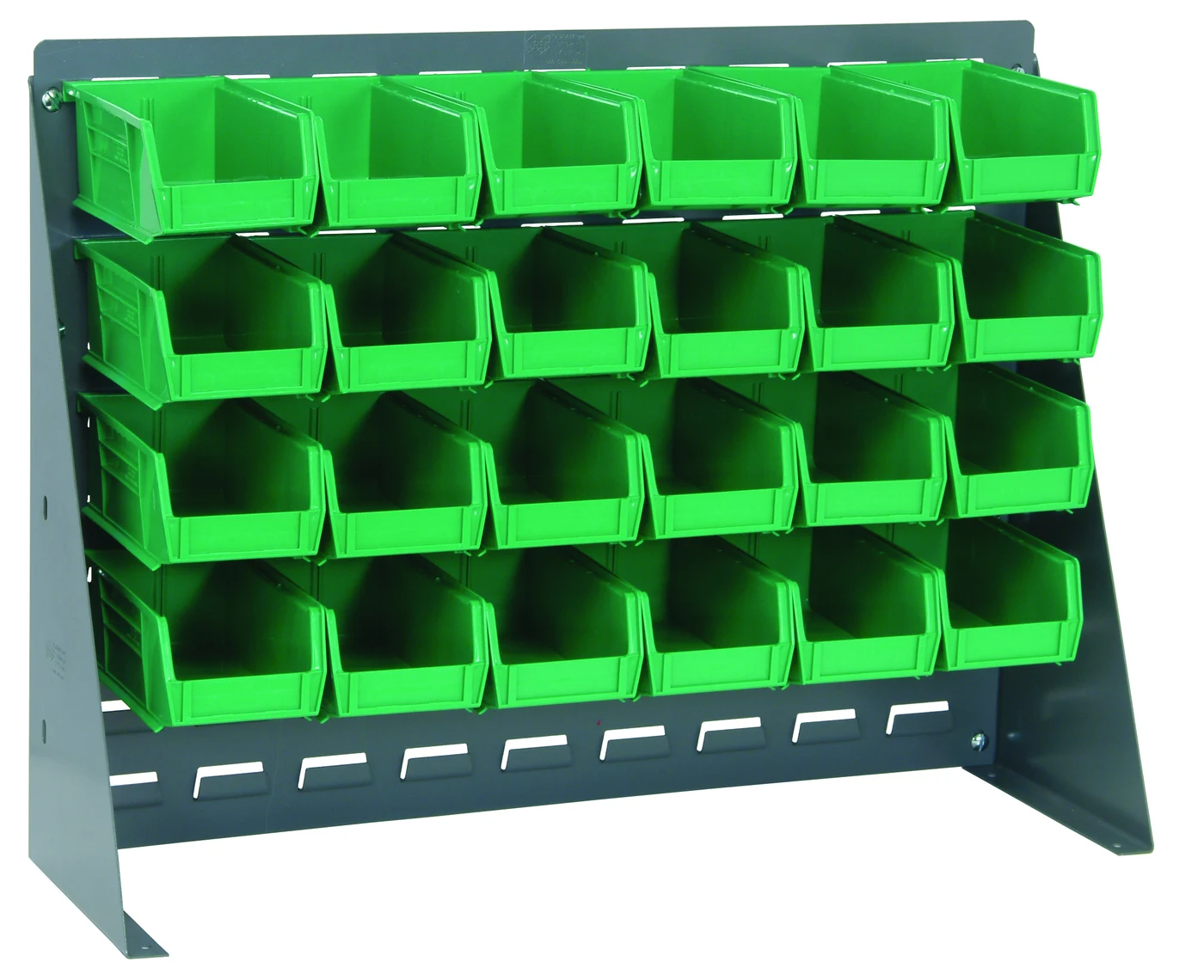 Quantum QBR-2721-210-24GN Bench Rack, 27-3/4"L x 8"W x 21"H, 140 lb capacity, Gray