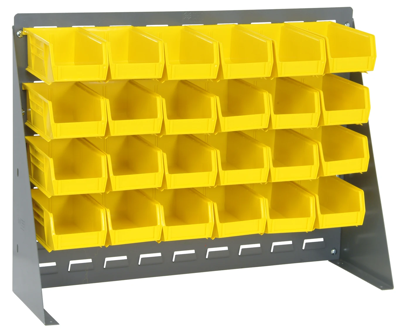Quantum QBR-2721-220-24YL Bench Rack, 27-3/4"L x 8"W x 21"H, 140 lb capacity, Gray