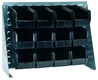 Quantum QBR-2721-230-12BK Bench Rack, 27-3/4"L x 8"W x 21"H, 140 lb capacity, Gray