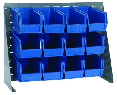 Quantum QBR-2721-230-12BL Bench Rack, 27-3/4"L x 8"W x 21"H, 140 lb capacity, Gray