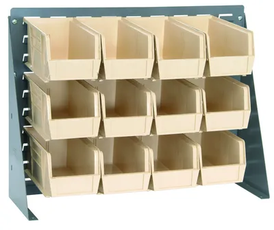 Quantum QBR-2721-230-12IV Bench Rack, 27-3/4"L x 8"W x 21"H, 140 lb capacity, Gray