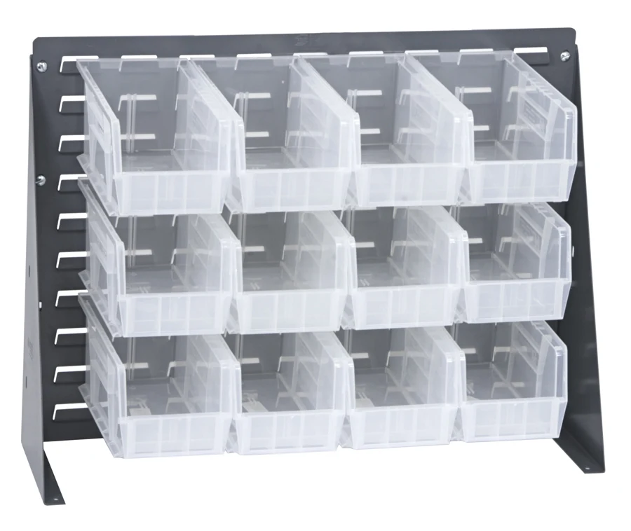 Quantum QBR-2721-230-12CL Bench Rack, 27-3/4"L x 8"W x 21"H, 140 lb capacity, Gray