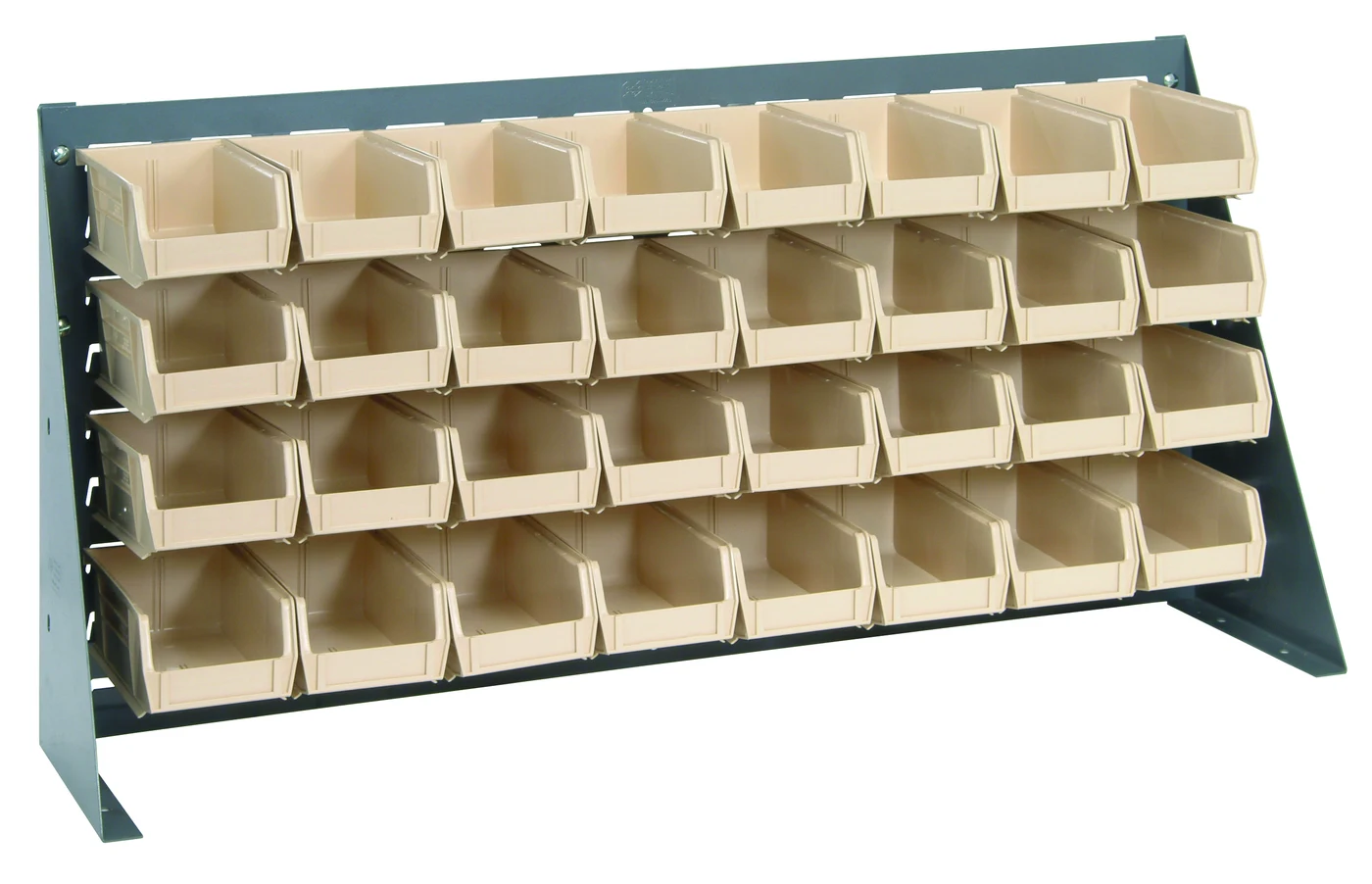 Quantum QBR-3619-220-32IV Bench Rack, 36"L x 8"W x 19"H, 150 lb capacity, Gray