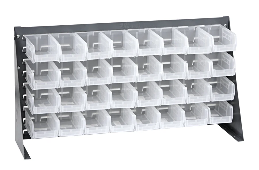 Quantum QBR-3619-220-32CL Bench Rack, 36"L x 8"W x 19"H, 150 lb capacity, Gray