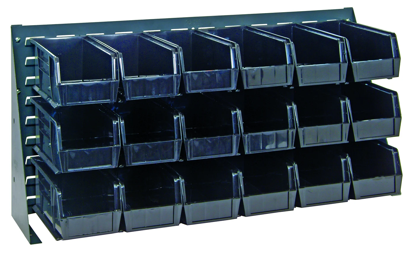 Quantum QBR-3619-230-18BK Bench Rack, 36"L x 8"W x 19"H, 150 lb capacity, Gray