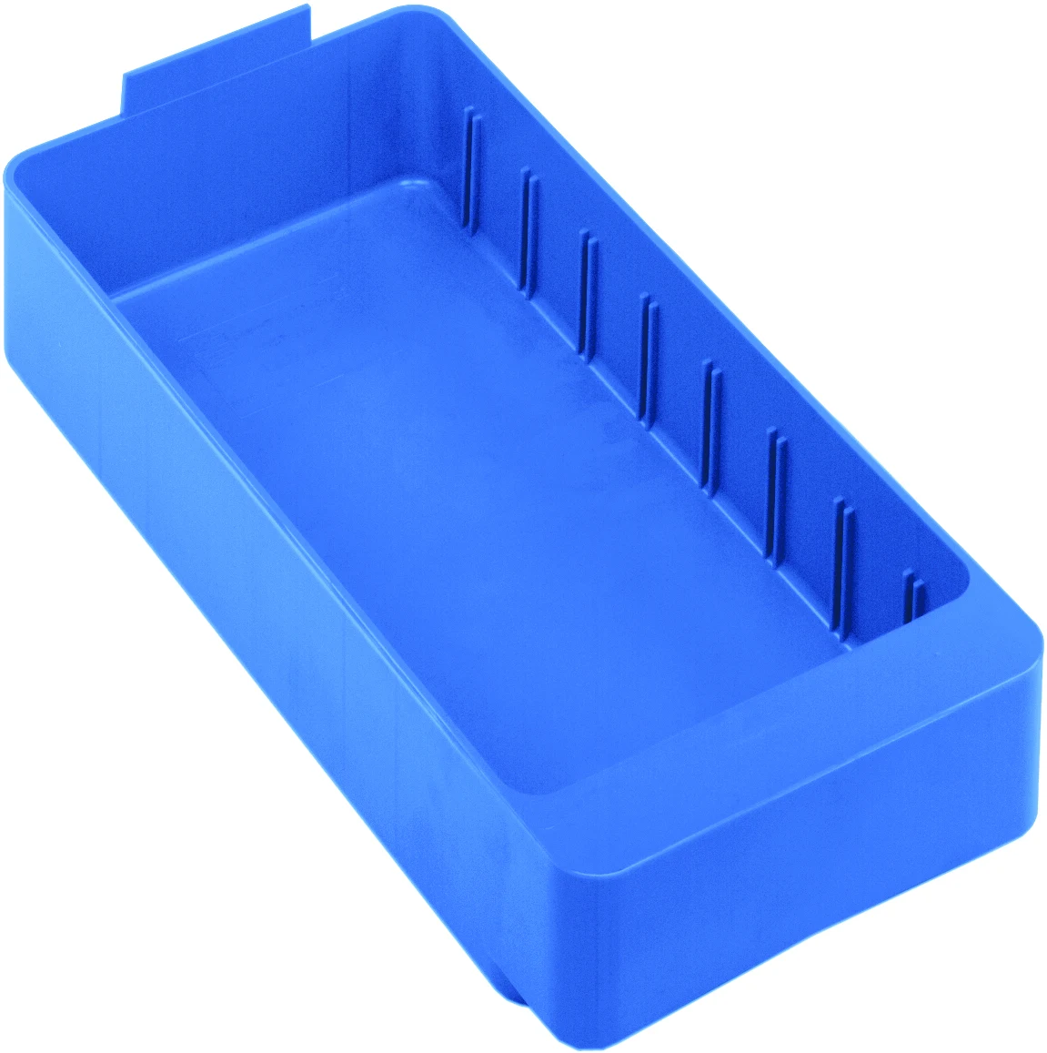Quantum QED401BLCS Super Tuff Euro Drawer, 11-5/8"L x 5-9/16"W x 2-1/8"H, Blue, Case of 24