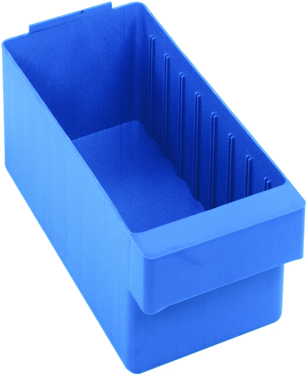 Quantum QED601BLCS Super Tuff Euro Drawer, 11-7/8"L x 5-9/16"W x 4-5/8"H, Blue, Case of 24