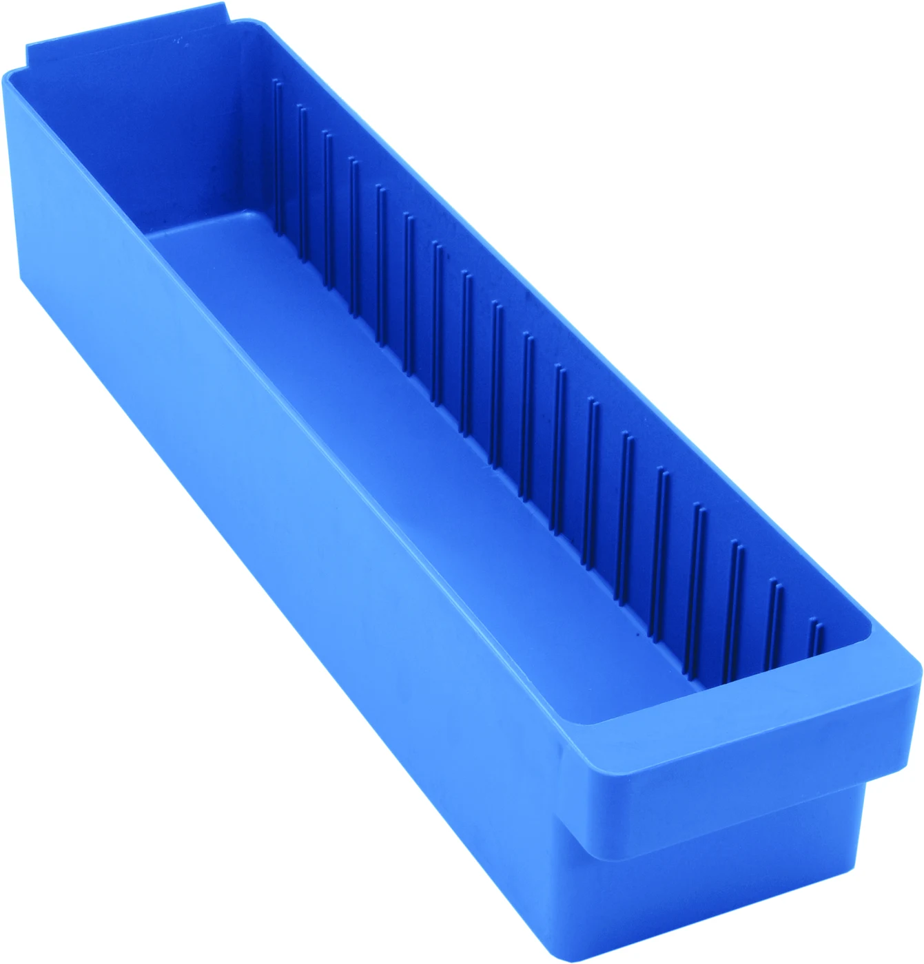 Quantum QED603BLCS Super Tuff Euro Drawer, 24"L x 5-9/16"W x 4-5/8"H, Blue, Case of 12