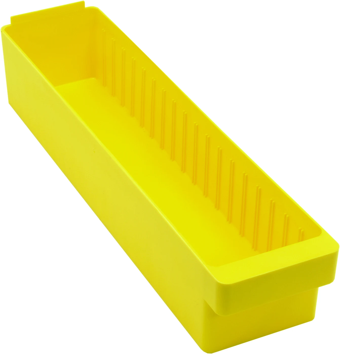 Quantum QED603YLCS Super Tuff Euro Drawer, 24"L x 5-9/16"W x 4-5/8"H, Yellow, Case of 12