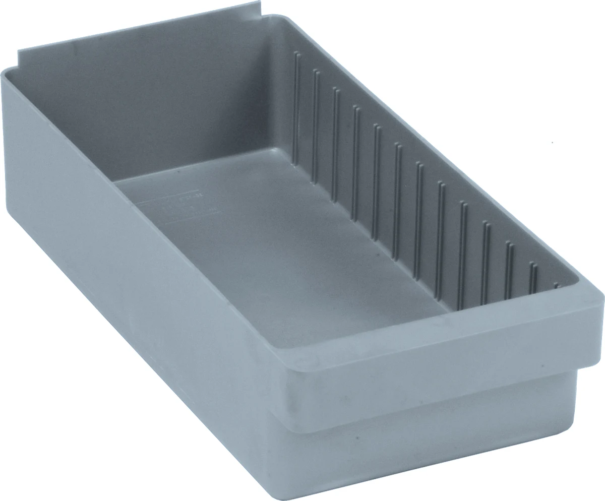 Quantum QED606GYCS Super Tuff Euro Drawer, 8-3/8"W x 4-5/8"H, Gray, Case of 24