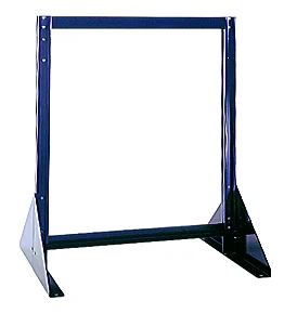 Quantum QFS224 Double-Sided Tip Out Bin Floor Stand, 20-1/4"D x 23-5/8"W x 28"H, Black