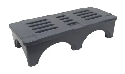 Quantum QFSD-2248 Dunnage Rack, 48"W x 22"D x 12"H, 4000 lb capacity, Gray