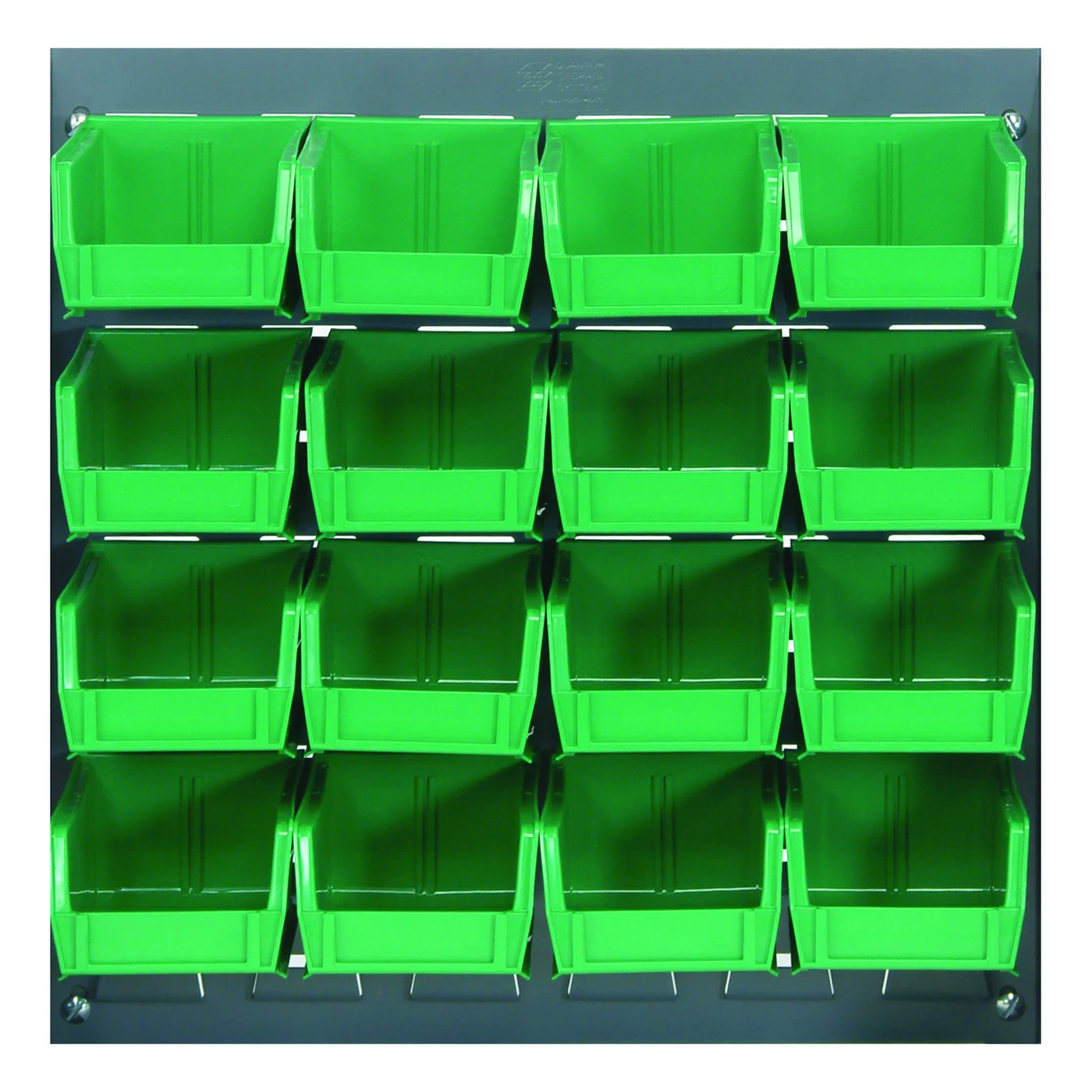 Quantum QLP-1819-210-16GN Wall Mounted Louvered Panel, 18"L x 6"D x 19"H, 175 lb capacity, Gray