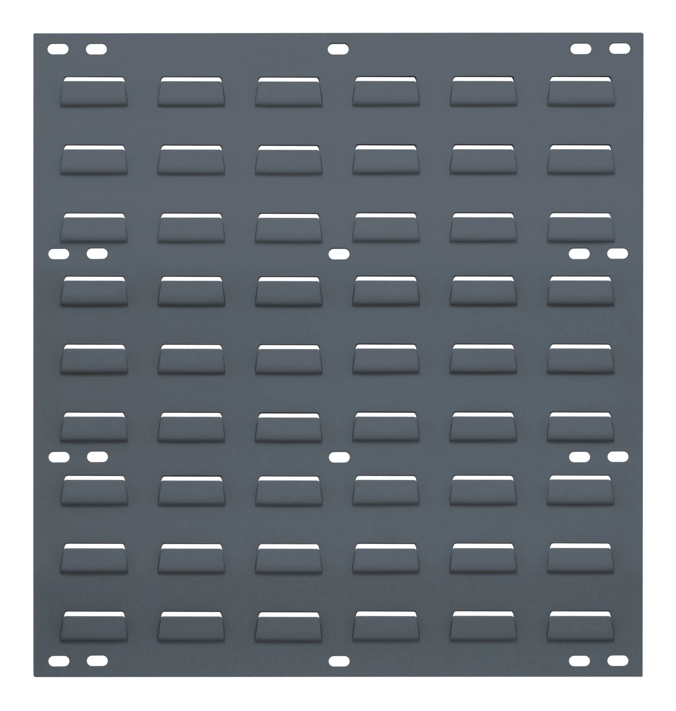 Quantum QLP-1819 Wall Mounted Louvered Panel, 18"L x 0.25"D x 19"H, 175 lb capacity, Gray