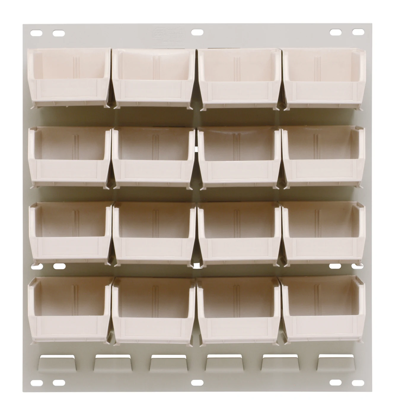 Quantum QLP-1819HC-210-16IV Wall Mounted Louvered Panel, 18"L x 6"D x 19"H, 175 lb capacity, Oyster White