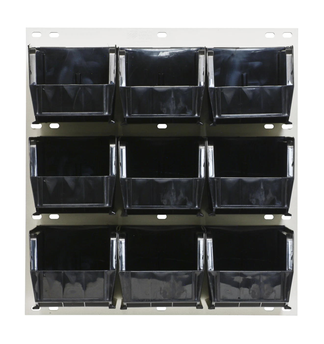 Quantum QLP-1819HC-230-9BK Wall Mounted Louvered Panel, 18"L x 11"D x 19"H, 175 lb capacity, Oyster White