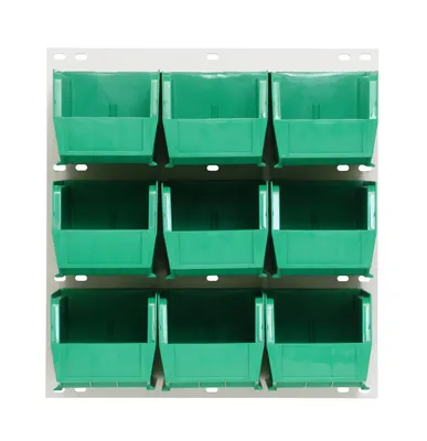 Quantum QLP-1819HC-230-9GN Wall Mounted Louvered Panel, 18"L x 11"D x 19"H, 175 lb capacity, Oyster White