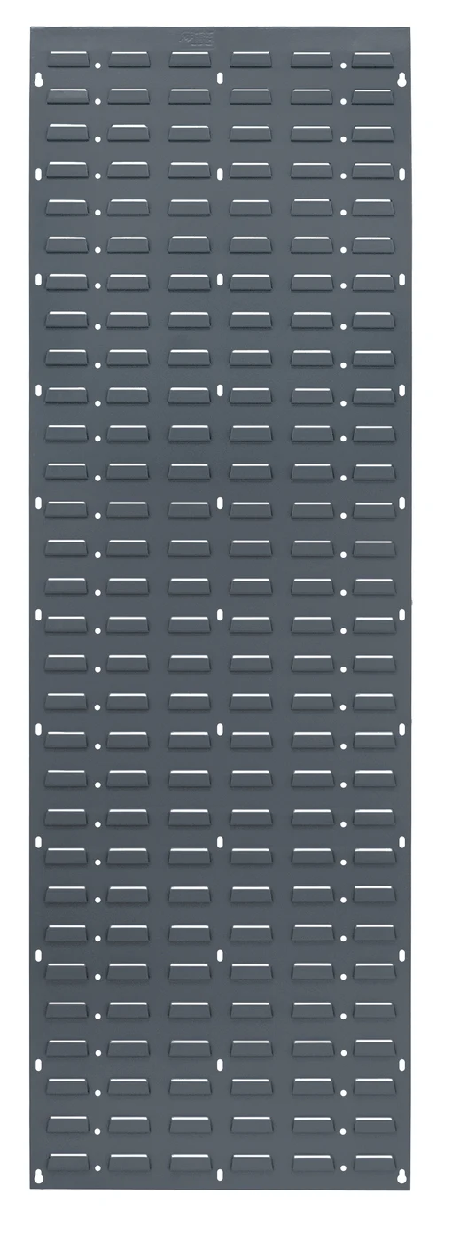 Quantum QLP-1861 Wall Mounted Louvered Panel, 18"L x 61"H, 500 lb capacity, Gray