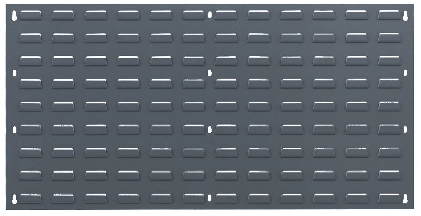 Quantum QLP-3619 Wall Mounted Louvered Panel, 36"L x 19"H, 200 lb capacity, Gray