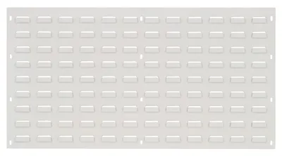 Quantum QLP-3619HC Wall Mounted Louvered Panel, 36"L x 19"H, 200 lb capacity, Oyster White