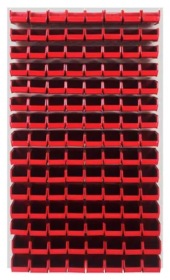 Quantum QLP-3661HC-220-120RD Wall Mounted Louvered Panel, 36"L x 8"D x 61"H, 1000 lb capacity, Oyster White