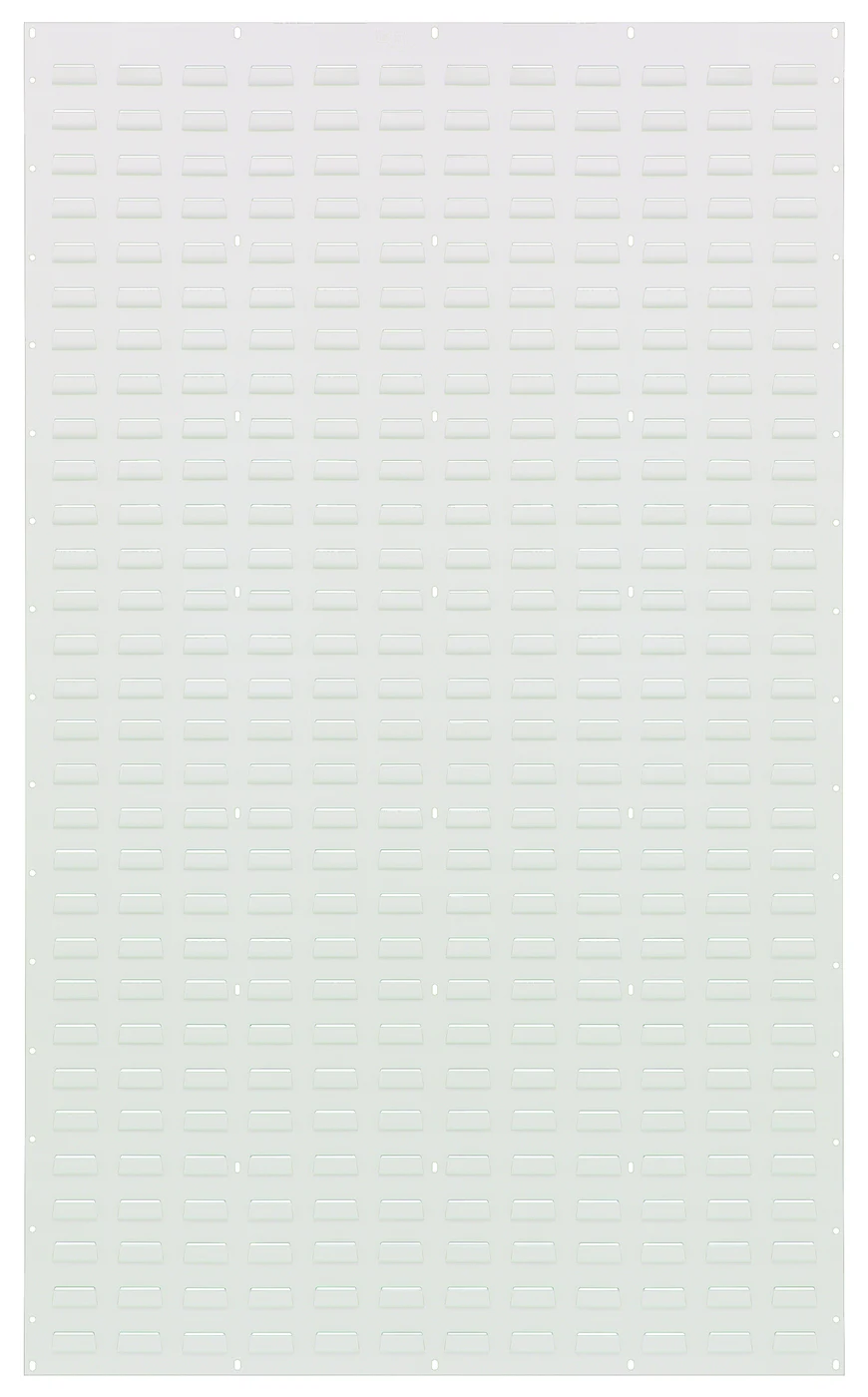 Quantum QLP-3661HC Wall Mounted Louvered Panel, 36"L x 61"H, 1000 lb capacity, Oyster White