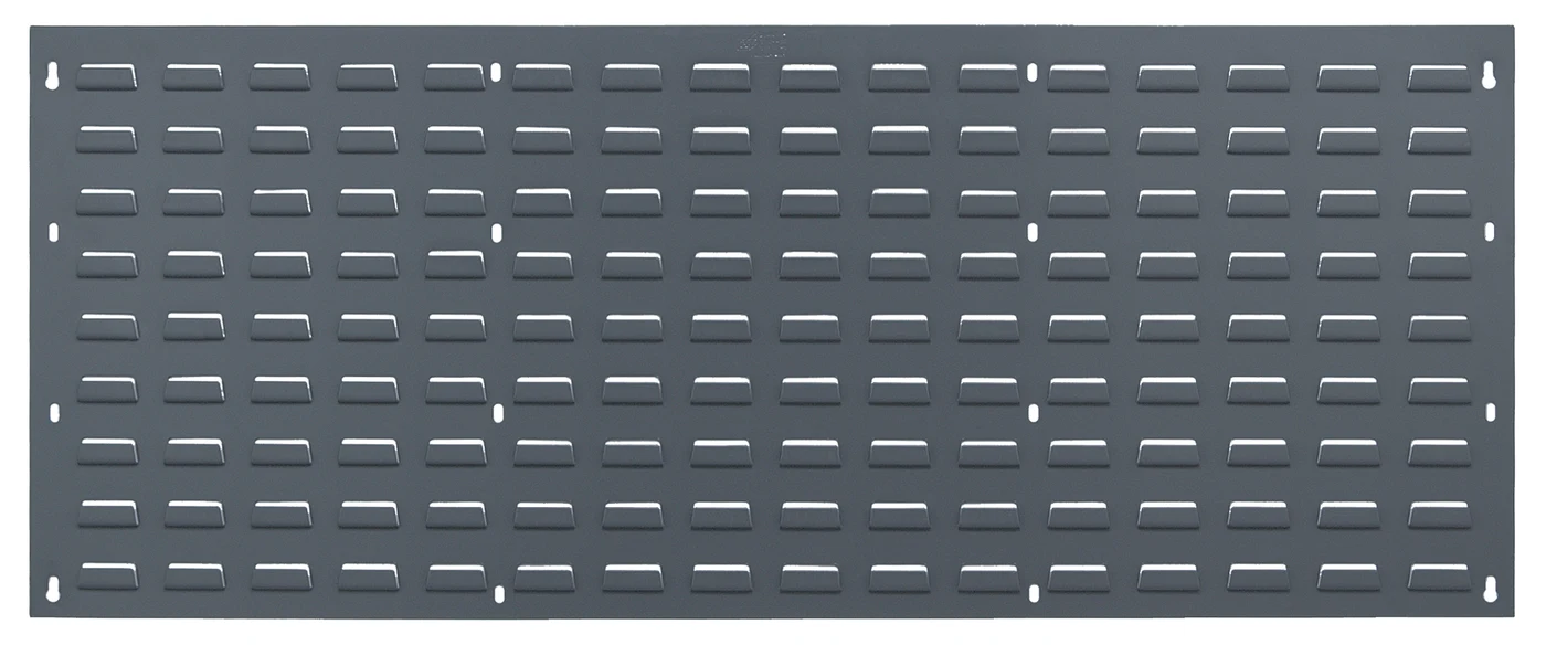 Quantum QLP-4819 Wall Mounted Louvered Panel, 48"L x 19"H, 250 lb capacity, Gray