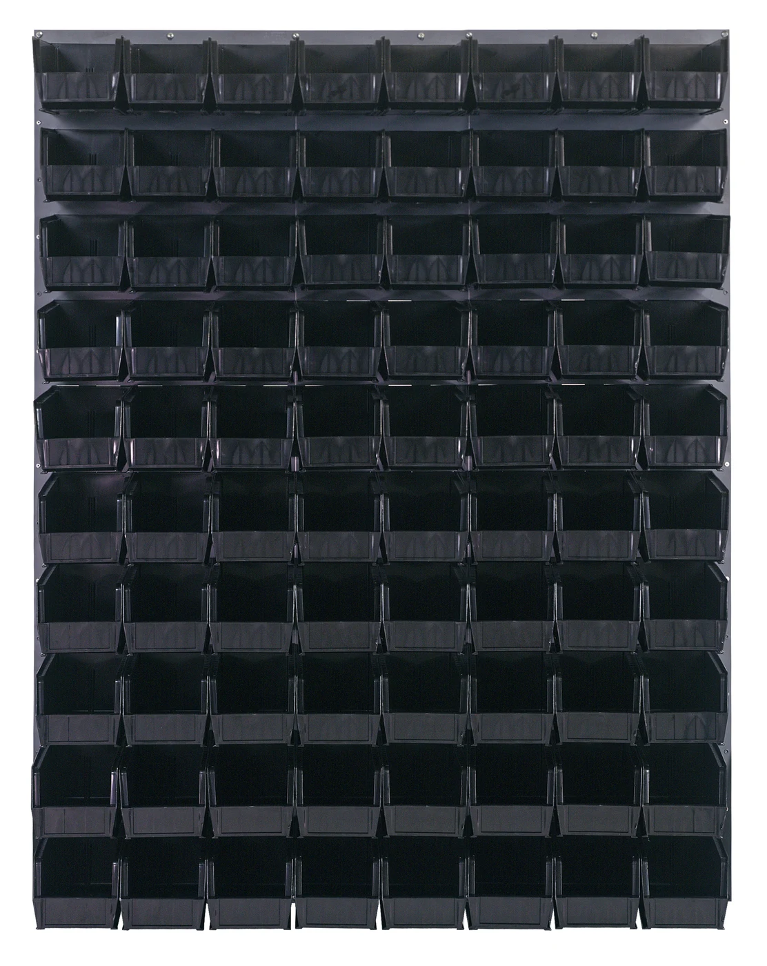 Quantum QLP-4861-230-80BK Wall Mounted Louvered Panel, 48"L x 11"D x 61"H, 1000 lb capacity, Gray