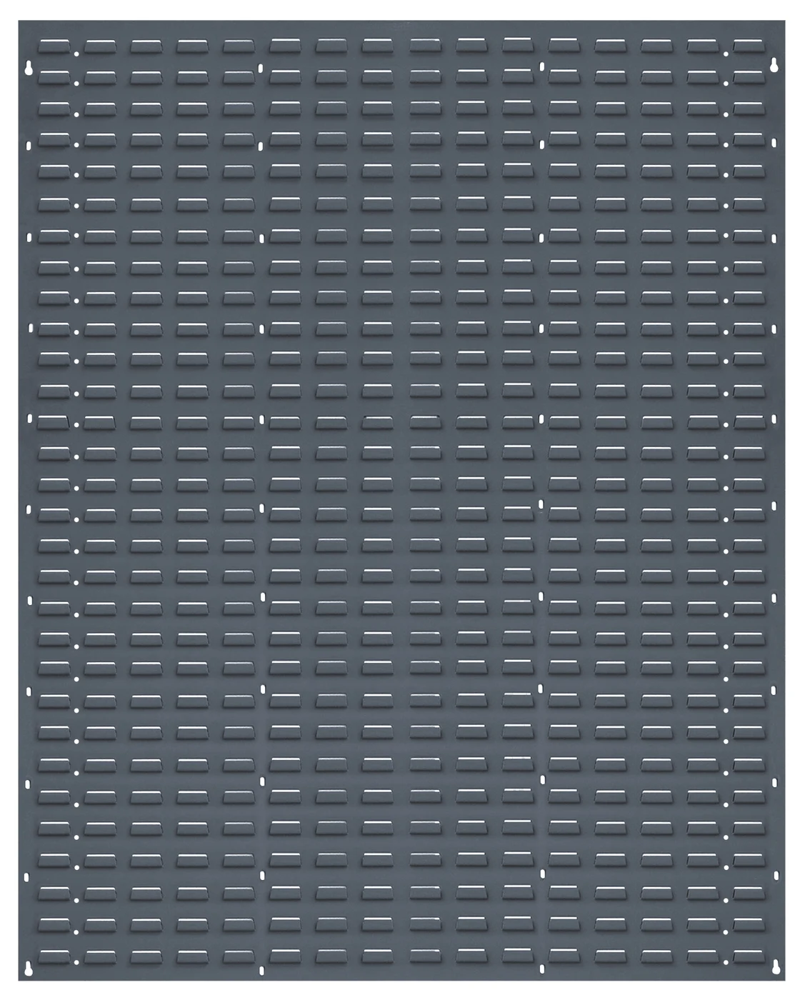 Quantum QLP-4861 Wall Mounted Louvered Panel, 48"L x 61"H, 1000 lb capacity, Gray