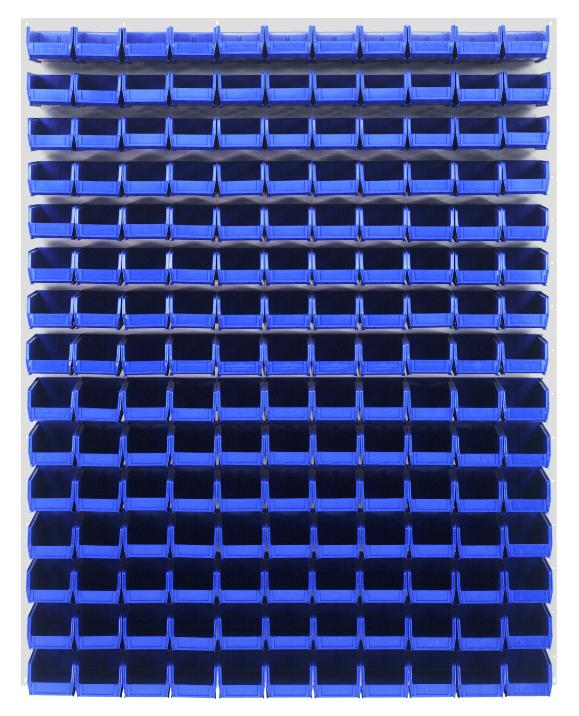 Quantum QLP-4861HC-220-165BL Wall Mounted Louvered Panel, 48"L x 8"D x 61"H, 1000 lb capacity, Oyster White