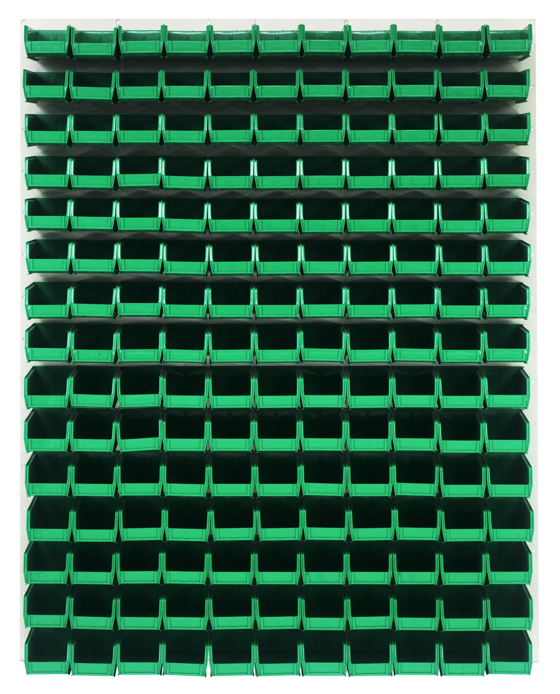 Quantum QLP-4861HC-220-165GN Wall Mounted Louvered Panel, 48"L x 8"D x 61"H, 1000 lb capacity, Oyster White