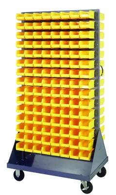 Quantum QMD-36H-220YL Louvered Rack, 36"W x 25"D x 72"H, 1200 lb capacity, Gray