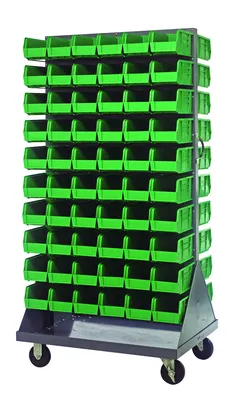 Quantum QMD-36H-230GN Louvered Rack, 36"W x 25"D x 72"H, 1200 lb capacity, Gray