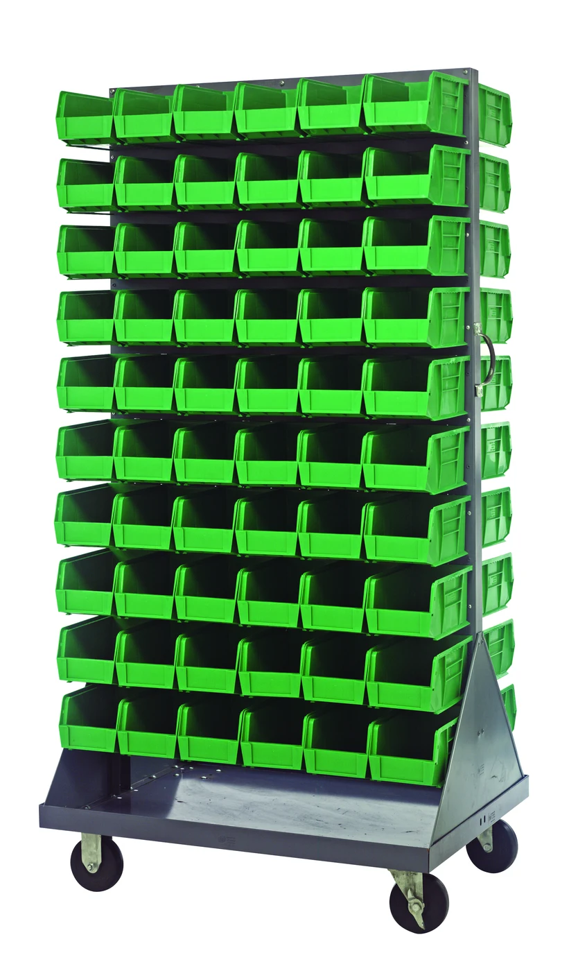 Quantum QMD-36H-230GN Louvered Rack, 36"W x 25"D x 72"H, 1200 lb capacity, Gray
