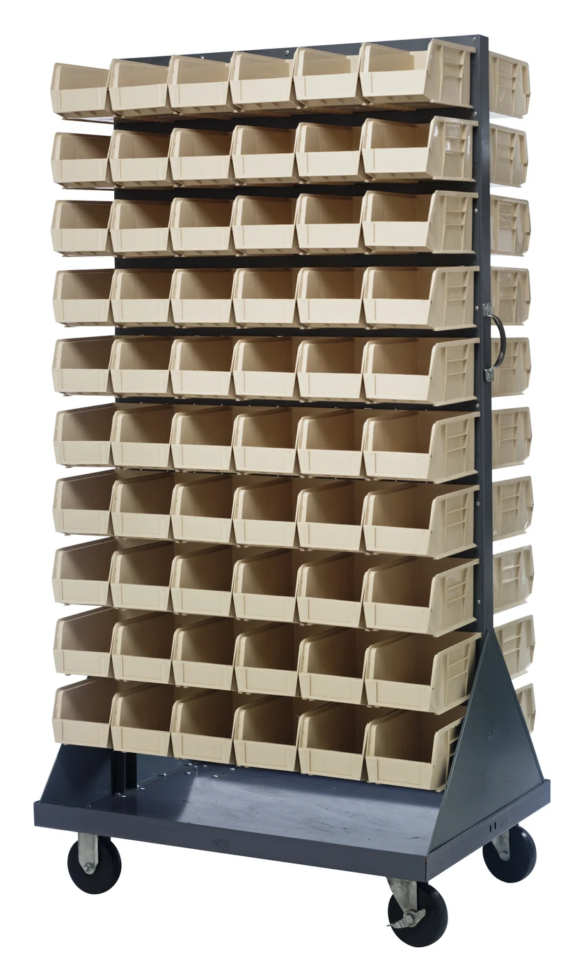 Quantum QMD-36H-230IV Louvered Rack, 36"W x 25"D x 72"H, 1200 lb capacity, Gray