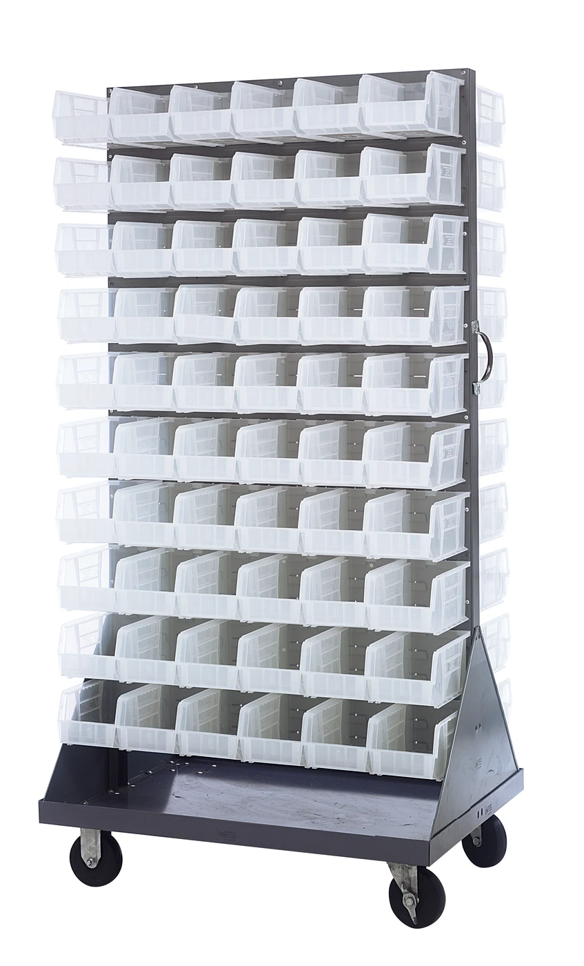 Quantum QMD-36H-230CL Louvered Rack, 36"W x 25"D x 72"H, 1200 lb capacity, Gray