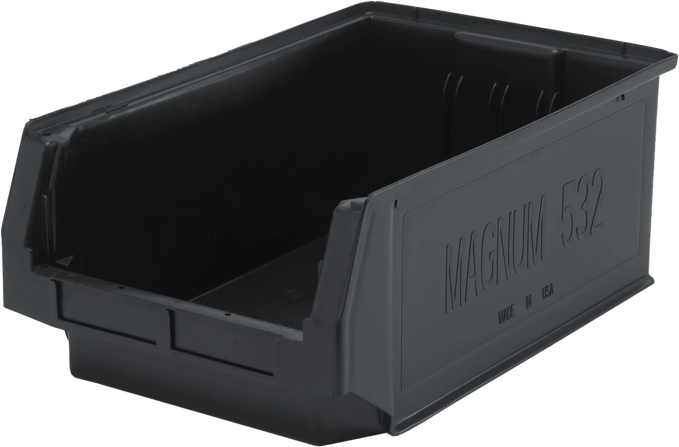 Quantum QMS532BKNB Magnum Bin, 19-3/4"L x 12-3/8"W x 7-7/8"H, 150 lb capacity, Black