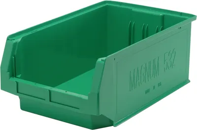 Quantum QMS532GNNB Magnum Bin, 19-3/4"L x 12-3/8"W x 7-7/8"H, 150 lb capacity, Green
