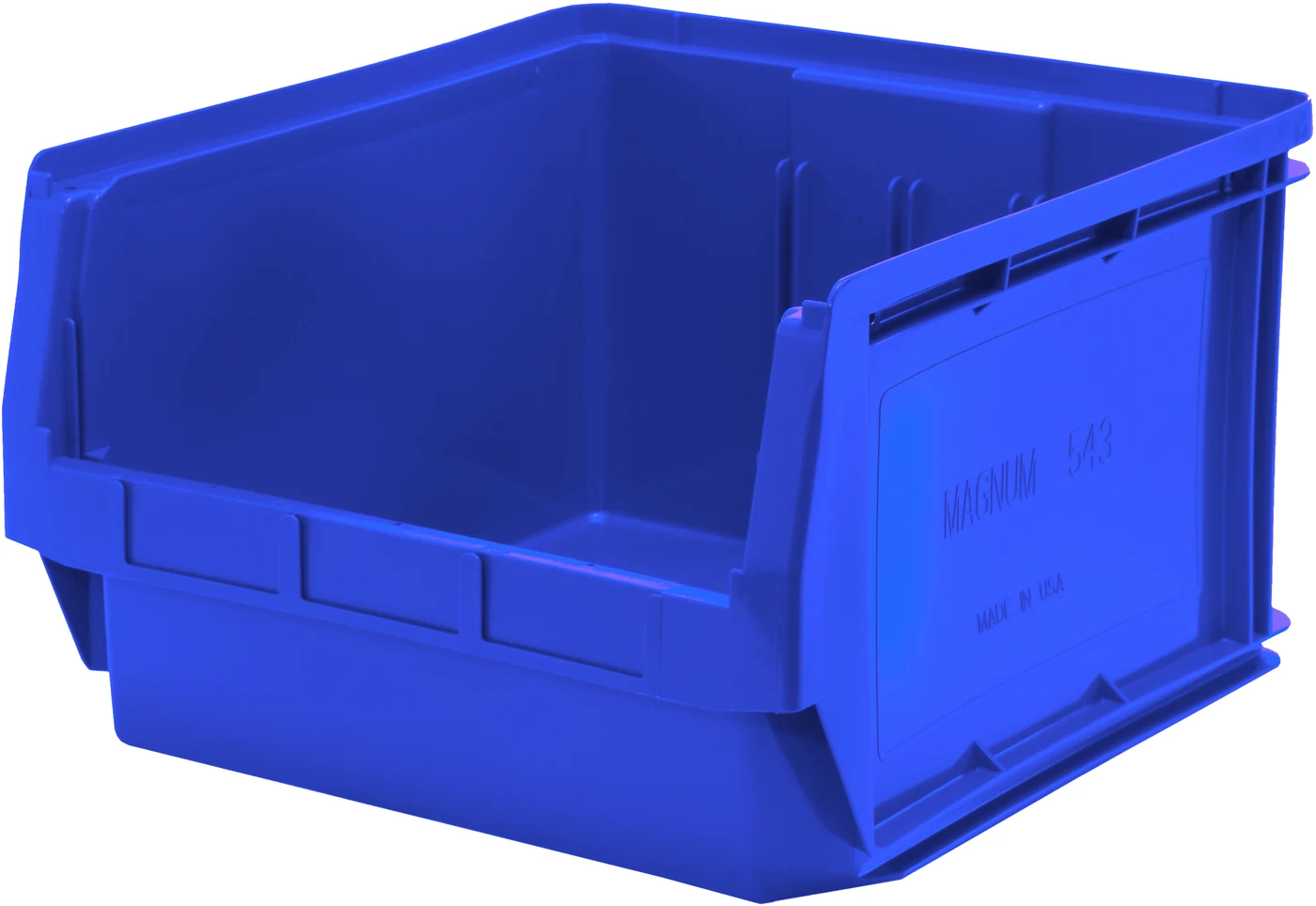 Quantum QMS543BL Magnum Bin, 19-3/4"L x 18-3/8"W x 11-7/8"H, 150 lb capacity, Blue