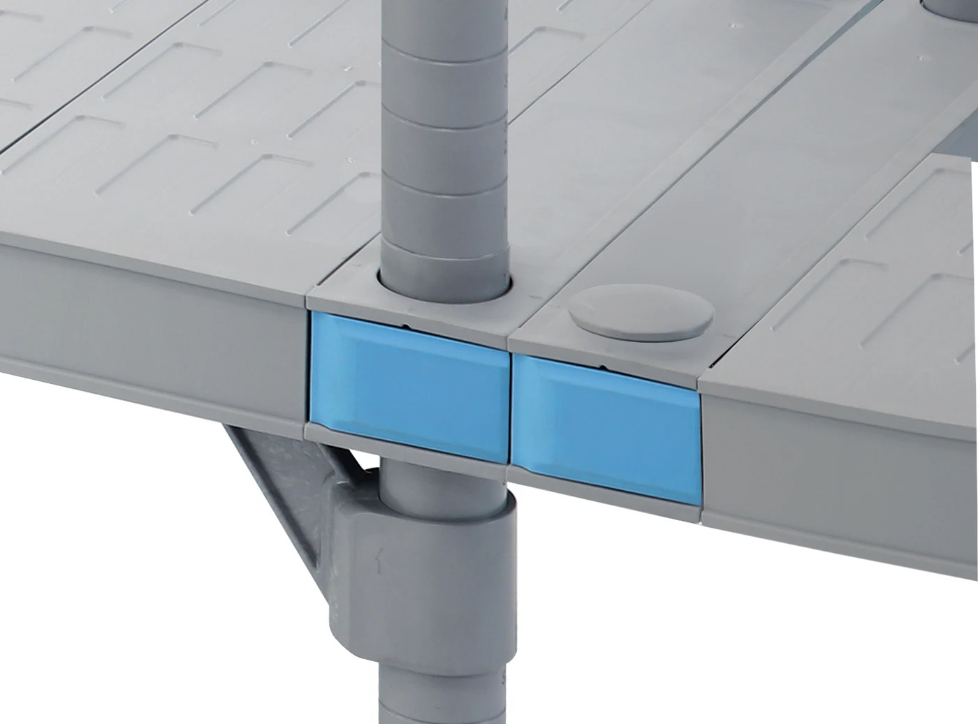 Quantum QP-ADC Millenia Shelving, Blue, Pack of 8