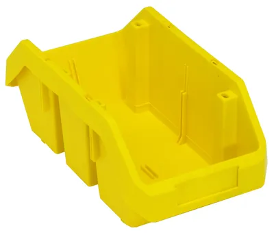 Quantum QP1265YLCS QuickPick Bin, 12-1/2"L x 6-5/8"W x 5"H, Yellow, Case of 20