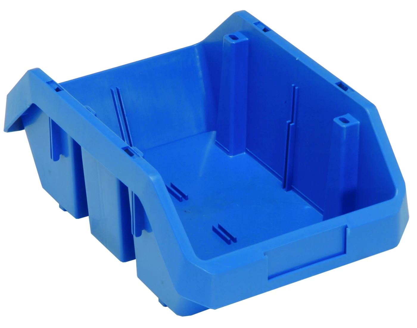 Quantum QP1285BLCS QuickPick Bin, 12-1/2"L x 8-3/8"W x 5"H, Blue, Case of 20