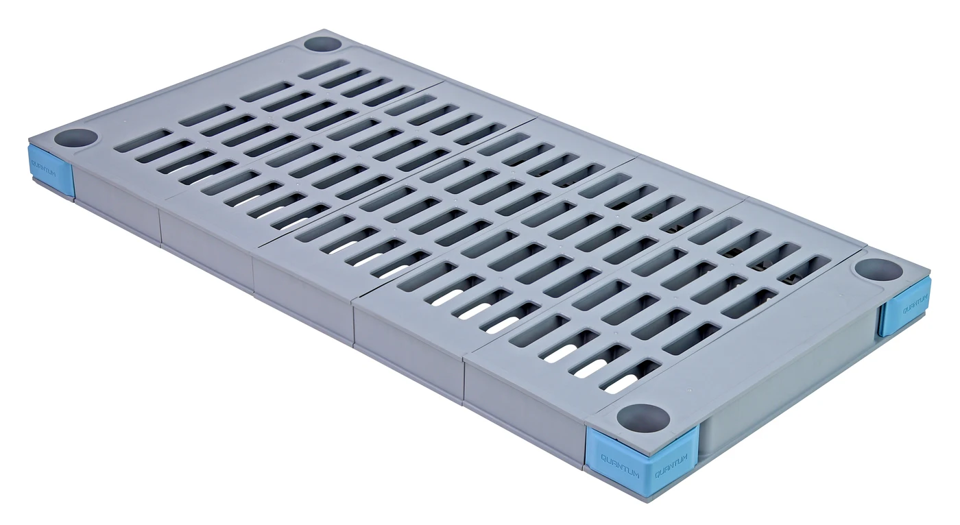 Quantum QP1848VS Millenia Shelf, 48"W x 18"D, 1000 lb capacity, Gray