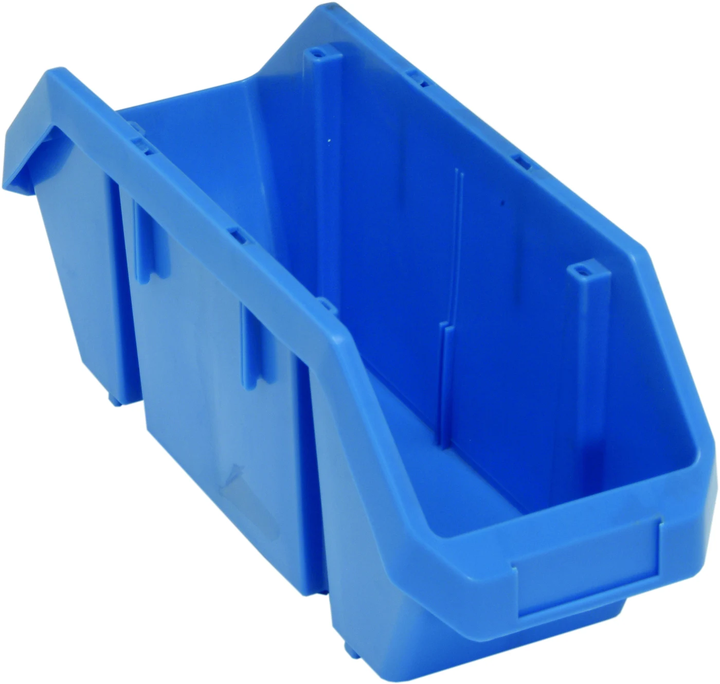 Quantum QP1867BLCS QuickPick Bin, 18-1/2"W x 6-5/8"D x 7"H, Blue, Case of 10