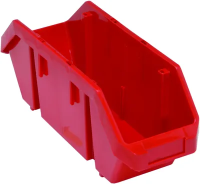 Quantum QP1867RDCS QuickPick Bin, 18-1/2"W x 6-5/8"D x 7"H, Red, Case of 10