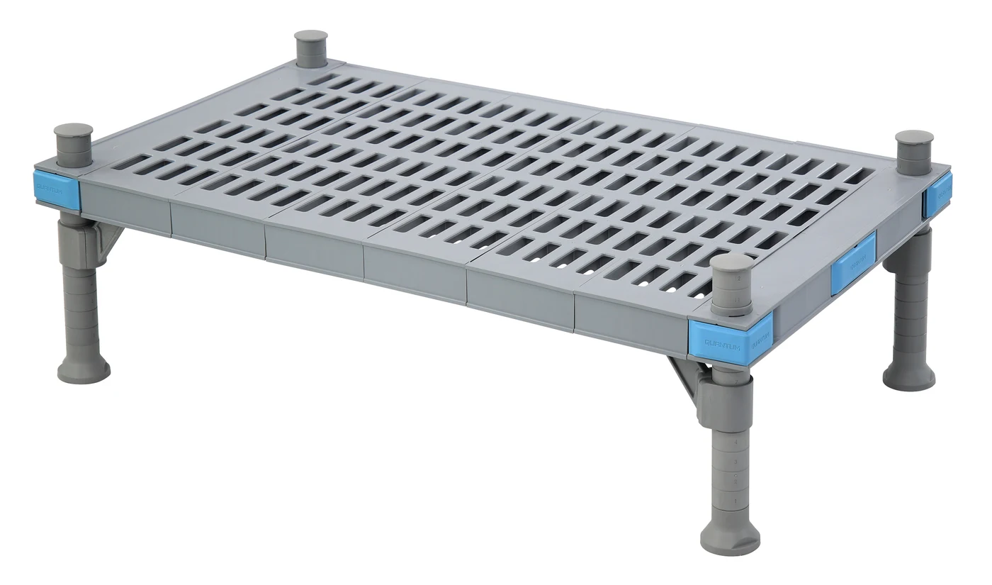 Quantum QP246014VP Millenia Platform Rack, 60"W x 24"D x 14"H, 1000 lb capacity, Gray