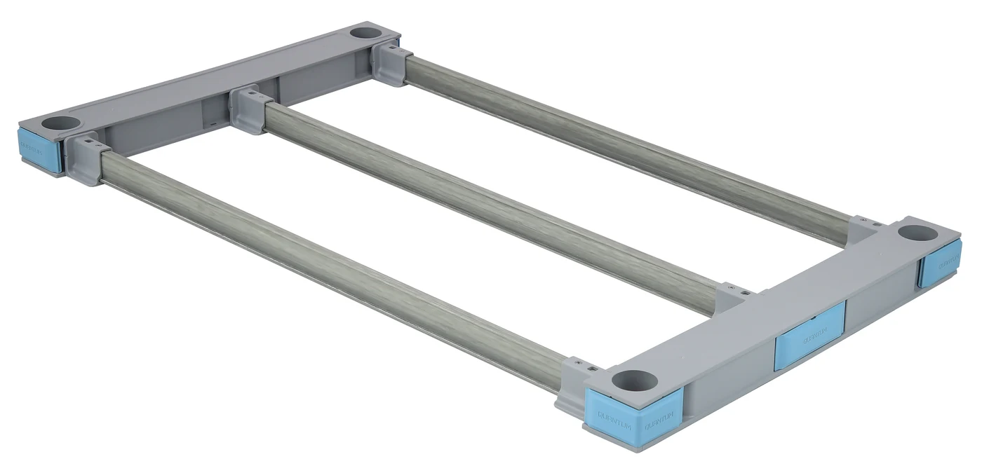 Quantum QP2430F Millenia Shelf Frame, 30"W x 24"D, Gray