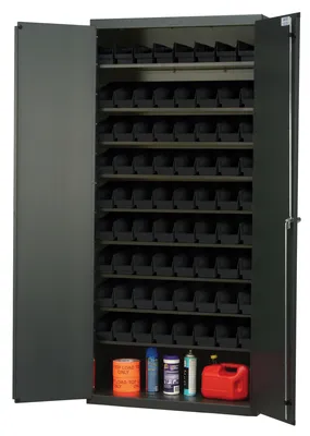 Quantum QPR-BG-000 Heavy-Duty 36" Cabinet, 36"W x 18"D x 78"H, 400 lb capacity, Beige
