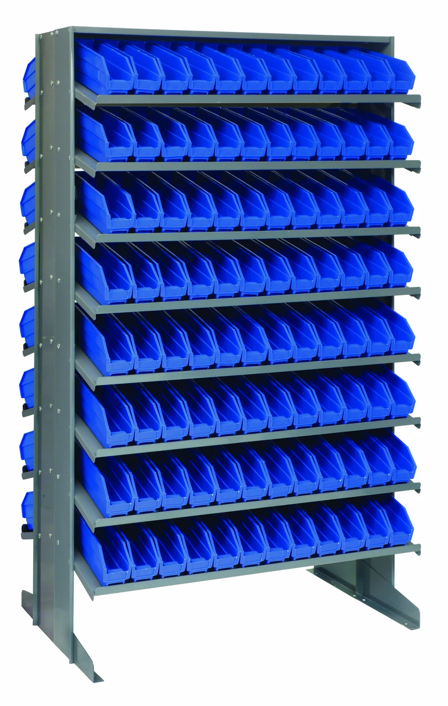 Quantum QPRD-100BL Pick Rack, 24"L x 36"W x 60"H, 800 lb capacity, Gray